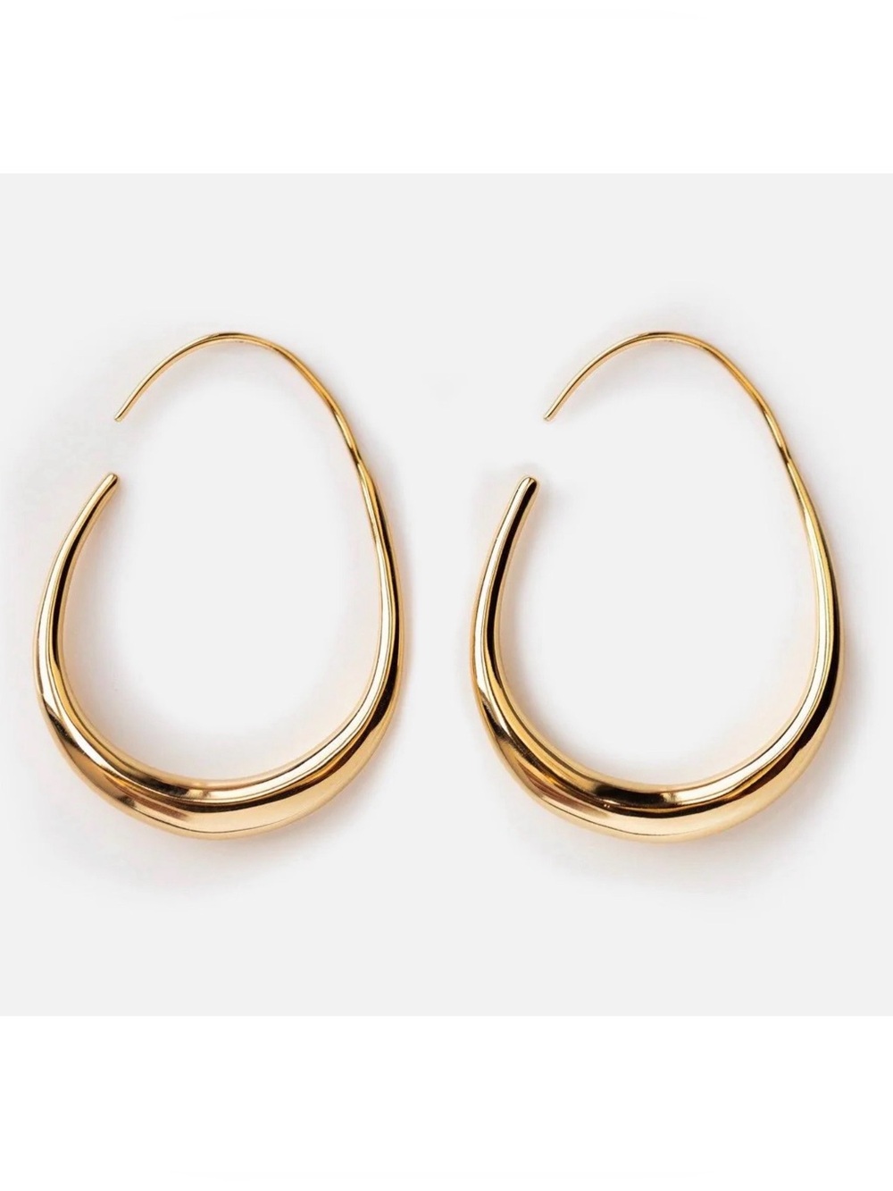 New Loft Metallic Drop Teardrop Earrings - Picture 2 of 11